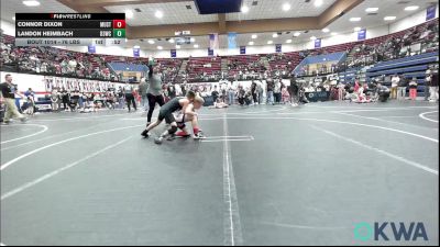 76 lbs Quarterfinal - Connor Dixon, Mustang vs Landon Heimbach, D3 Wrestling Cluib