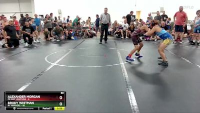 88 lbs Round 3 (4 Team) - Alexander Morgan, PA East Lightning vs Brody Whitman, NY Hammers