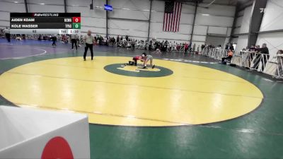 92 lbs Round 1 (9am Friday) - Kole Wasser, PA Silver vs Aiden Kdam, NCWAY National Team