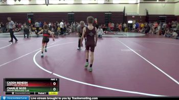 PW-11 lbs Semifinal - Caden Benesh, North Linn Little Lynx vs Charlie Nuss, Denver Wrestling Club