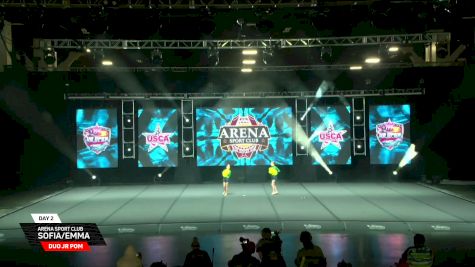 Arena Sport Club - Sofia/Emma [2026 Duo JR Pom Day 2] 2026 US Open Cheerleading & Dance Championship