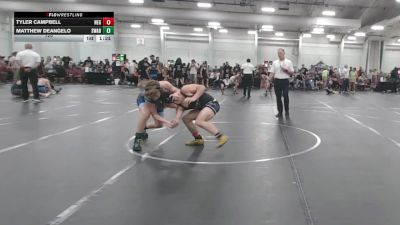 120 lbs Round 2 (10 Team) - Tyler Campbell, New England Gold vs Matthew DeAngelo, Savage WA Black