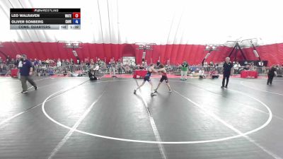 110 lbs Cons. Quarters - Leo Walraven, Watertown vs Oliver Sonberg, Caveman