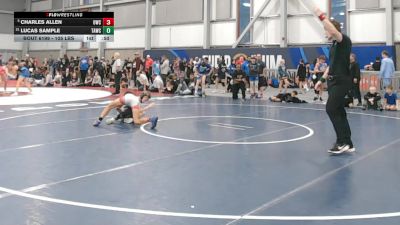 105 lbs Cons. Sub-rd Of 16 - Lucas Sample, Team Aggression Wrestling Club vs Charles Allen, Oconomowoc Wrestling Club