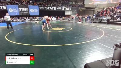 3A 285 lbs Champ. Round 1 - Jesse Weiland, Mt. Spokane vs Evan Hartt, Everett