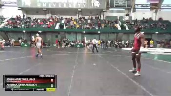 174 lbs Cons. Round 2 - Ankhaa Enkmandakh, Northwestern vs John Mark Williams, Ohio University