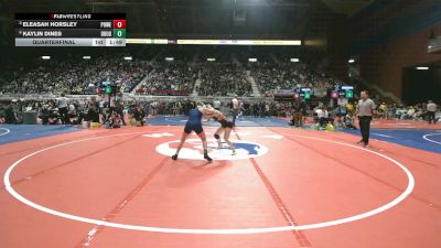 115 lbs Quarterfinal - Eleasah Horsley, Powell vs Kaylin Dines, Douglas