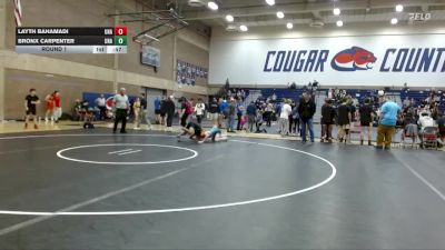 112-120 lbs Round 1 - Layth Bahamadi, Unattached vs Bronx Carpenter, Unattached