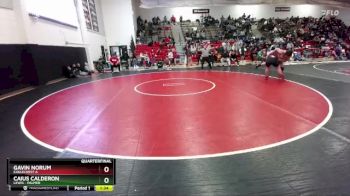 215 lbs Quarterfinal - Caius Calderon, Lewis - Palmer vs Gavin Norum, Eaglecrest A