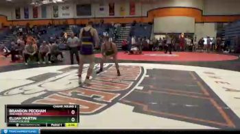165 lbs Champ. Round 2 - Brandon Peckham, Wisconsin-Stevens Point vs Elijah Martin, Ferrum College