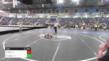 49 lbs Consi Of 8 #1 - Easton Gray, PVBC Warriors vs Dezmon Lopez, Team Garcia WC