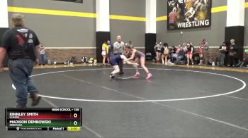 130 lbs Champ. Round 1 - Madison Dembowski, Nebraska vs Kinnley Smith, Illinois