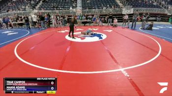 53 lbs 3rd Place Match - Trae Campos, Green River Grapplers Wrestling vs Makhi Adams, Windy City Wrestlers