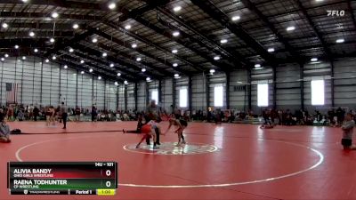 101 lbs 7th Place Match - Alivia Bandy, Ohio Girls Wrestling vs Raena Todhunter, CP Wrestling