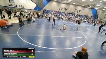 69 lbs Cons. Round 2 - Hayes Pack, Cougars Wrestling Club vs Declan Young, Uintah Wrestling