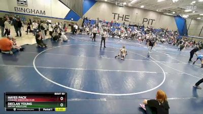 69 lbs Cons. Round 2 - Hayes Pack, Cougars Wrestling Club vs Declan Young, Uintah Wrestling