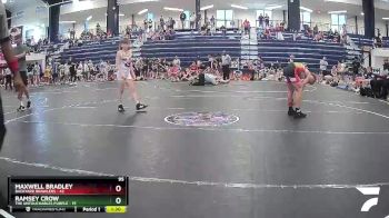 95 lbs Round 4 (6 Team) - Maxwell Bradley, Backyard Brawlers vs Ramsey Crow, The Untouchables Purple