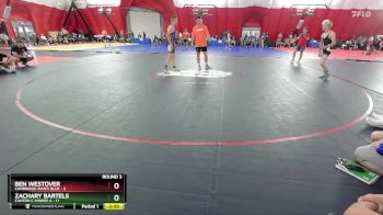 126 lbs Round 3 (6 Team) - Ben Westover, Cambridge-Isanti Blue vs Zachary Bartels, Canton C-Hawks A