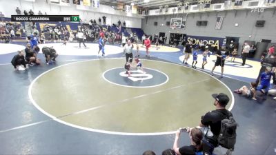 40-43 lbs 3rd Place Match - Rocco Camarena, Socal Hammers Wrestling Club vs Waylon Guizar, Powerline Wrestling