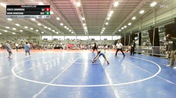 90 lbs Round Of 16 - Cole Lemberg, Illinois Menace vs Dom Sindone, TSB