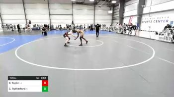 152 lbs Consolation - Gerjuan Taplin, LA vs Christian Rutherford, RI