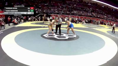 G-170 lbs Champ. Round 1 - Kate Simmons, G-Findlay vs Raegan Hites, G-Ben. Logan