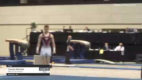 Cayden Mannos - Floor, Gold Cup Gymnastics - 2021 USA Gymnastics Development Program National Championships