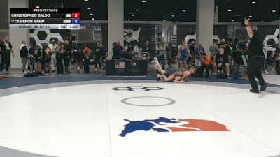 44 kg Champ. Rd Of 16 - Christopher Baldo, Apex Wrestling Academy vs Cameron Ramp, Backyard Brawlers Midwest WC