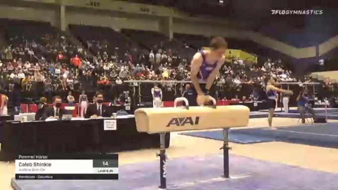 Caleb Shinkle - Pommel Horse, Indiana Gym Ctr - 2021 USA Gymnastics ...