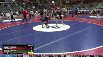 185 lbs Champ. Round 2 - Alissa Castro, Fayetteville vs Gabby Watson, Lake Hamilton