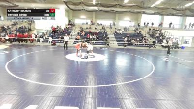 174 lbs Cons. Round 4 - Patrick David, Oswego State vs Anthony Mayers, Cortland