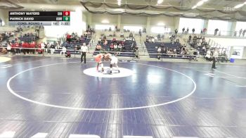 174 lbs Cons. Round 4 - Patrick David, Oswego State vs Anthony Mayers, Cortland
