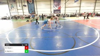 152 lbs Round Of 32 - William Wood, NY vs Brady Martin, KS