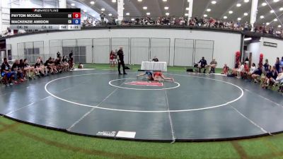 80 lbs Payton McCall, Oklahoma vs Mackenzie Amidon, California