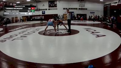 125 lbs Cons. Round 3 - Thomas Holmquist, St. Johns (mn) vs Chris Karbash, Wisconsin-Platteville