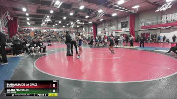 140 lbs Quarterfinal - MADAHLIA DE LA CRUZ, Mayfair vs Alani Marrujo, San Dimas