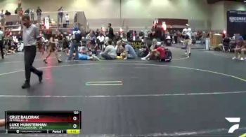 120 lbs Round 5 (6 Team) - Cruz Balcirak, Mi Pitbulls vs Luke Munsterman, American Gladiators