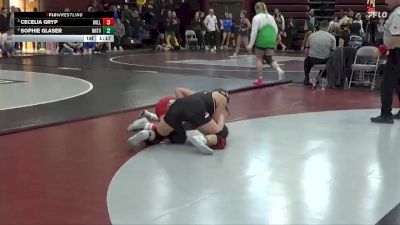 135 lbs Semifinal - Cecelia Gryp, Williamsburg vs Sophie Glaser, New Hampton/Turkey Valley