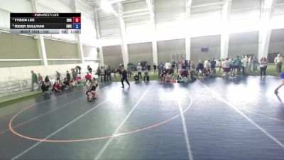 100 lbs Cons. Round 3 - Tyson Lee, Sanderson Wrestling Academy vs Rider Sullivan, Grantsville Wrestling Club
