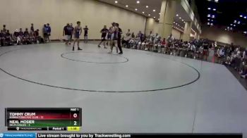 126 lbs Champ Round 1 (16 Team) - Tommy Crum, Bubbletown Mat Club vs Neal Mosier, Delta Eagles