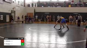 189 lbs Quarterfinal - Kalani Adams, Northern Lebanon vs Paul Parise, Camp Hill