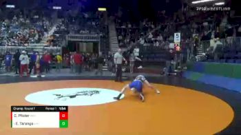 2A-106 lbs Champ. Round 1 - Ethan Tarango, Shoshoni vs Cale Pfister, Wind River