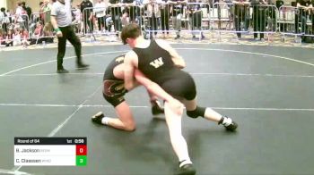 132 lbs Round Of 64 - Billy Jackson, Redmond HS Wrestling vs Chase Claassen, Windsor