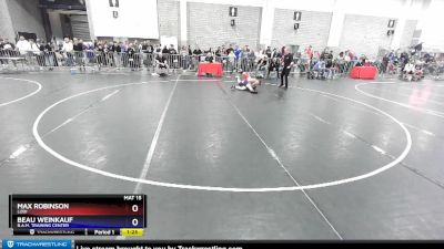 108 lbs Cons. Semi - Max Robinson, Lodi vs Beau Weinkauf, B.A.M. Training Center