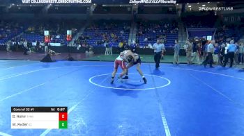 132 lbs Consolation - Gavin Hehir, Tyngsborough vs William Ryder, Central Catholic