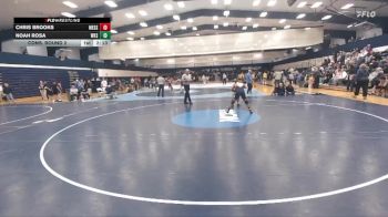 133 lbs Cons. Round 2 - Chris Brooks, Messiah vs Noah Rosa, Wilkes