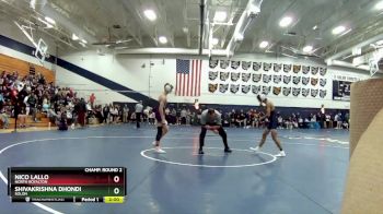 106 lbs Champ. Round 2 - Shivakrishna Dhondi, Solon vs Nico Lallo, North Royalton