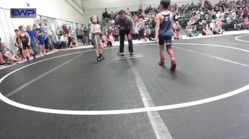 55 lbs Round Of 16 - Cash Laferr, Greenwood Wrestling Academy vs Coy Clarke, Sallisaw Takedown Club