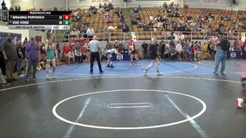 117 lbs 3rd Place Match - Brianna Popovich, Cuyahoga Falls vs Zoe Vore, Dig Bick