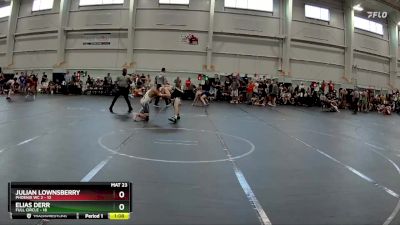 144 lbs Round 1 (6 Team) - Julian Lownsberry, Phoenix WC 2 vs Elias Derr, Full Circle